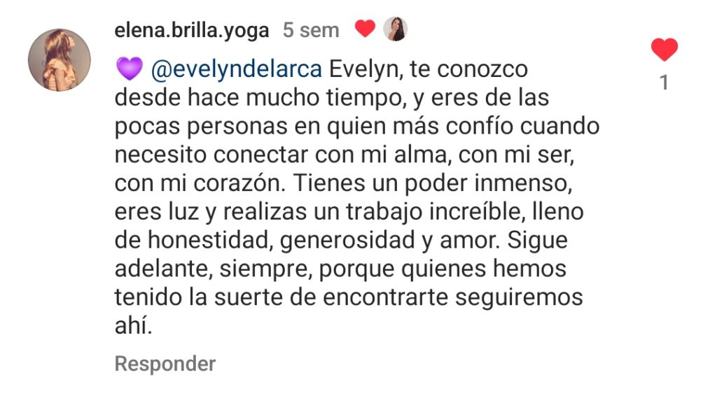 Testimonio sesión presencial