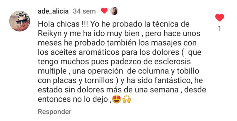 Testimonio sesión presencial