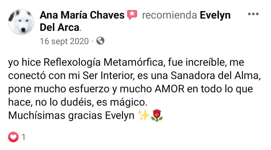 Testimonio sesión presencial